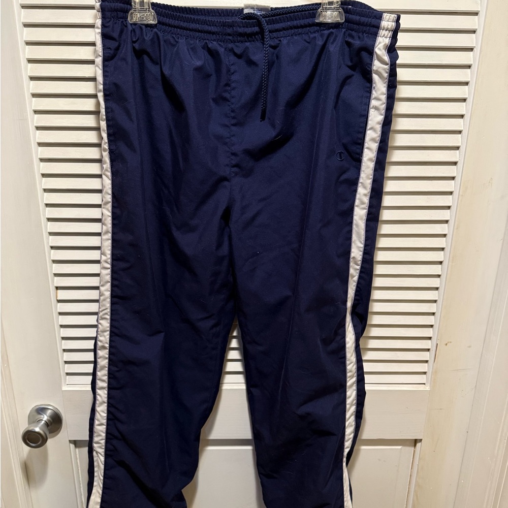 Champion Men's Navy Blue Track Pants